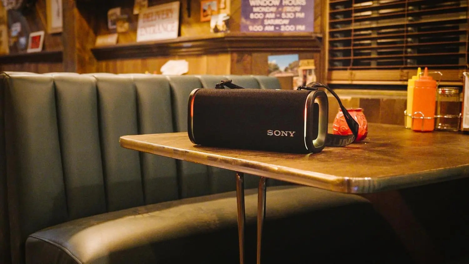 Sony ULT Field 5 Wireless Portable Bluetooth Speaker, IP67 Waterproof, Dustproof, and Rustproof with Enhanced Bass, 25 Hour Battery, 360° Party Light, and Shoulder Strap (SRSULT50B), Black image 10