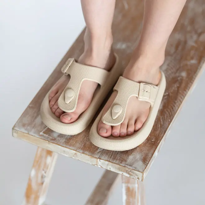 Adjustable Flip Flops - Cloud Slides image 2
