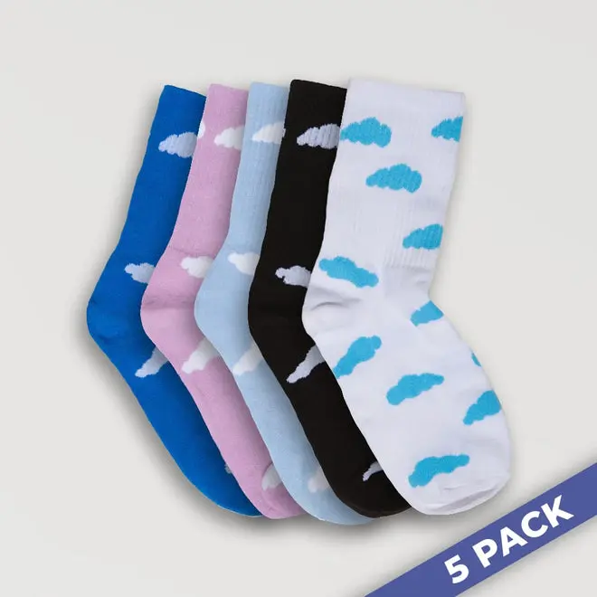 Cloud Slides - Socks Multicolor 5-Pack image 1
