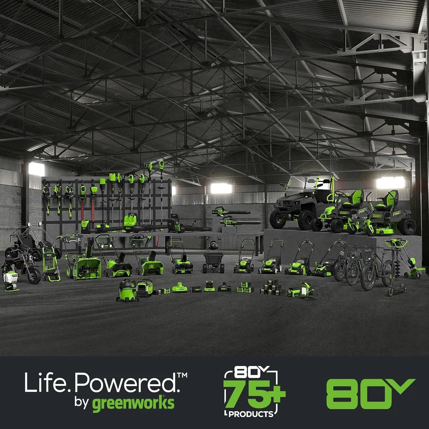 Greenworks 80V 21" Brushless Cordless (Push) Lawn Mower (75+ Compatible Tools), (2) 2.0Ah Batteries and 30 Minute Rapid Charger Included image 15