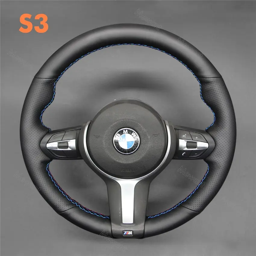 Steering Wheel Cover For BMW F10 F11 F12 F13 F15 F16 F20 F21 F22 F23 F25 F26 F30 F31 F34 F36 F45 image 8