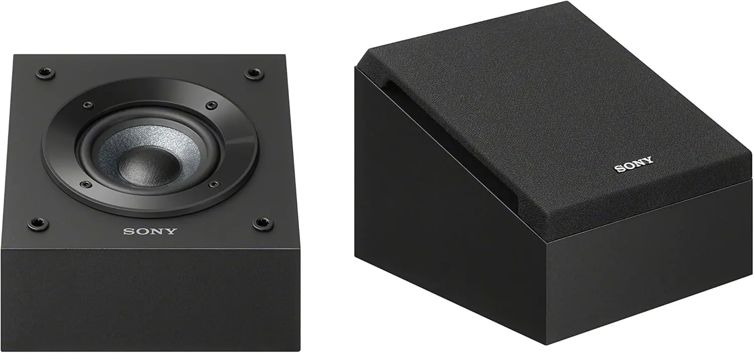 Sony SSCSE Dolby Atmos Enabled Speakers, Black (Pair), 4 Inch (Pack of 2) image 1