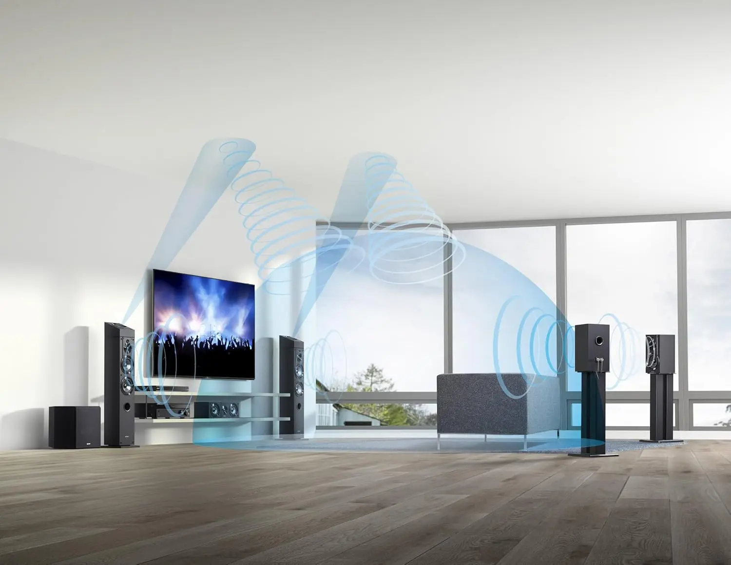 Sony SSCSE Dolby Atmos Enabled Speakers, Black (Pair), 4 Inch (Pack of 2) image 7