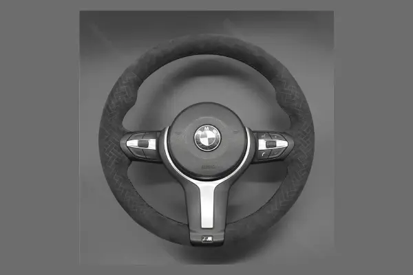 Steering Wheel Cover For BMW F10 F11 F12 F13 F15 F16 F20 F21 F22 F23 F25 F26 F30 F31 F34 F36 F45 image