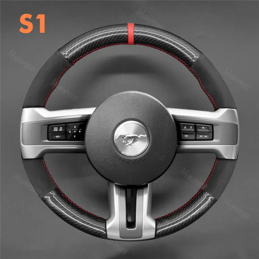 Steering Wheel Cover for Ford Mustang S197 2009-2014 image 6
