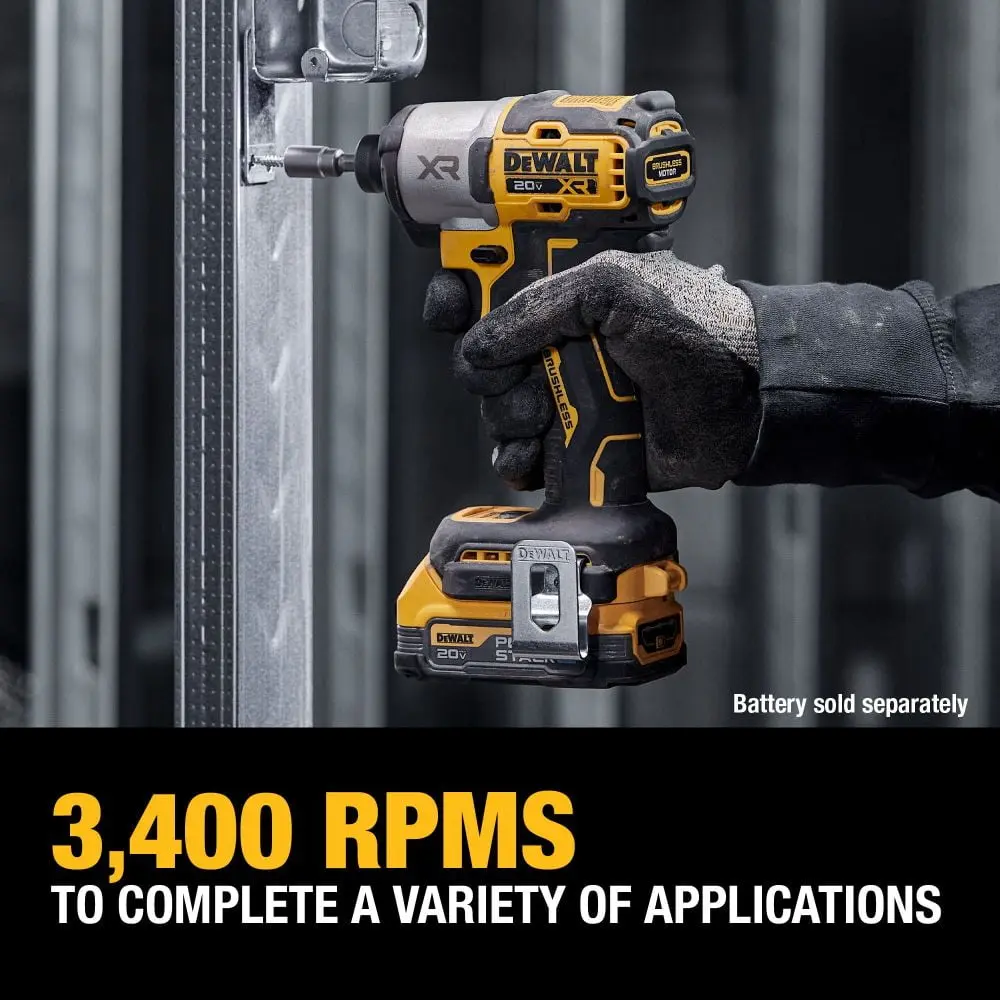 DeWalt 20V MAX XR IMPACT DRIVER BARE image 2