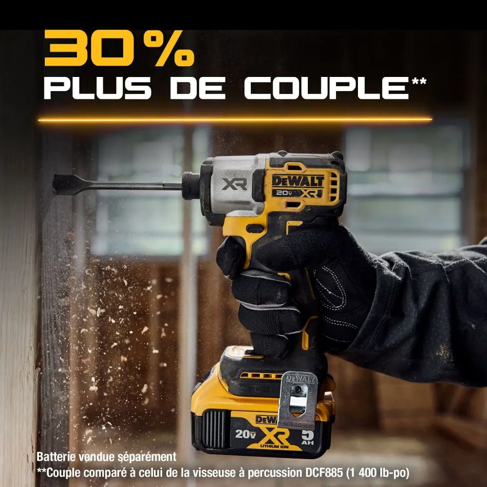 DeWalt 20V MAX XR IMPACT DRIVER BARE image 5