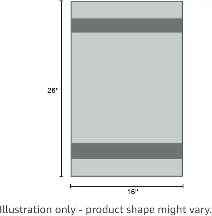 KitchenAid Albany Kitchen Towel 4-Pack Set, Charcoal Grey/White, 16"x26" image 5