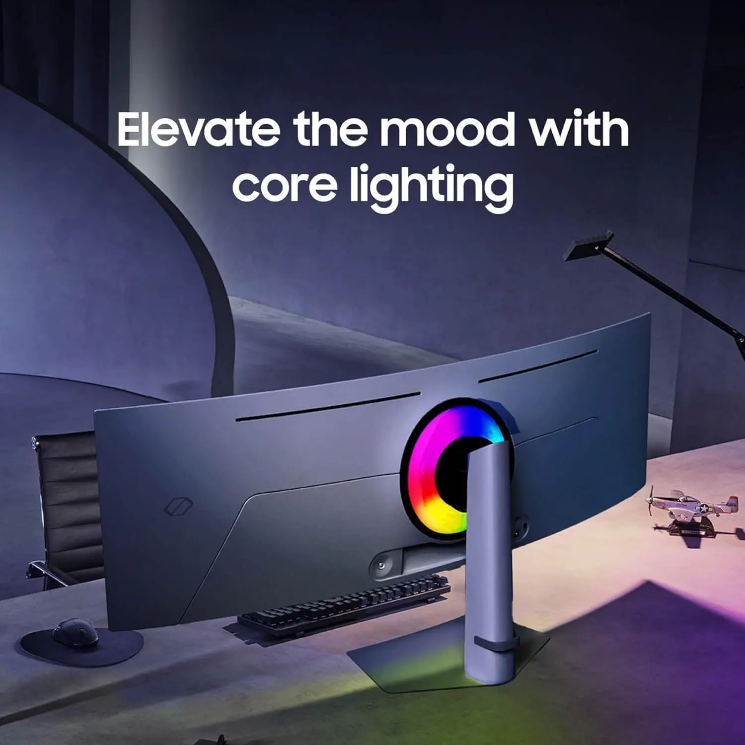 Samsung 49" Odyssey OLED (G93SC) Series Curved Gaming Monitor w QD-OLED, 240Hz, 0.03ms, DQHD, G-Sync Compatible, AMD FreeSync Premium Pro,Height Adjustable Stand,3 Yr Warranty,LS49CG932SNXZA image 7