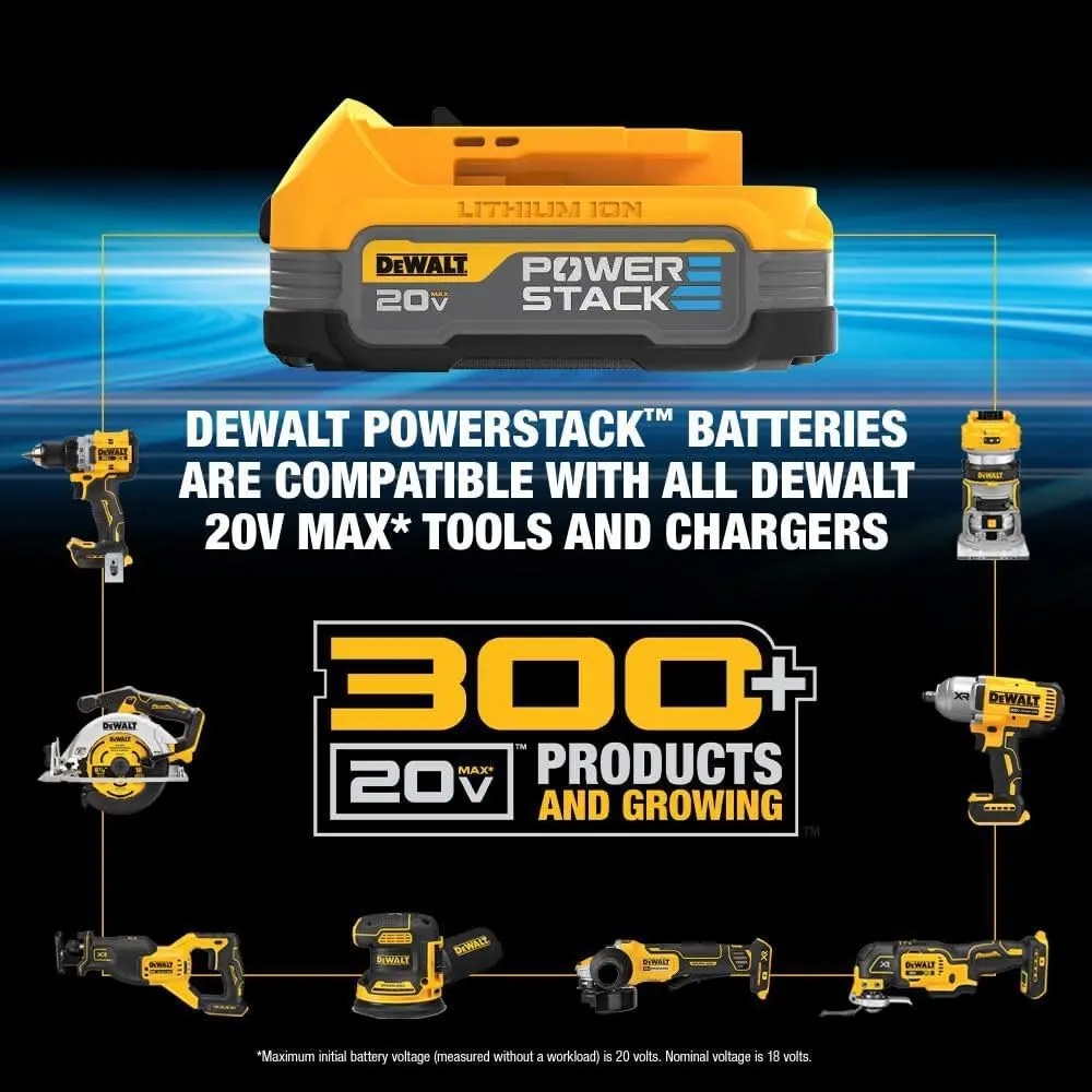 DEWALT 20V MAX Cordless Drill Impact Driver and LED Work Light Portable, Power Tool Combo Kit 3 Tool, 2 Batteries and Charger Included (DCK340C2) image 5