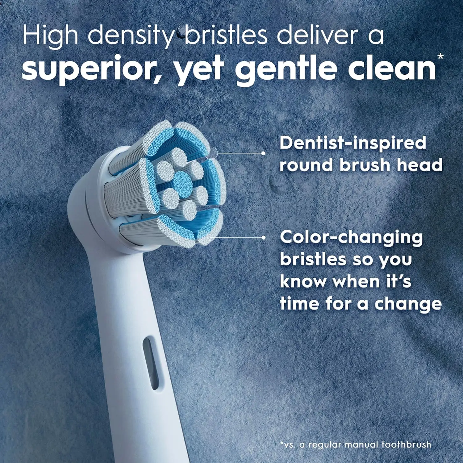 Oral-B iO Ultimate Clean Replacement Brush Heads, 5 Count, 4 Ultimate Clean + 1 Gum & Sensitive White image 4