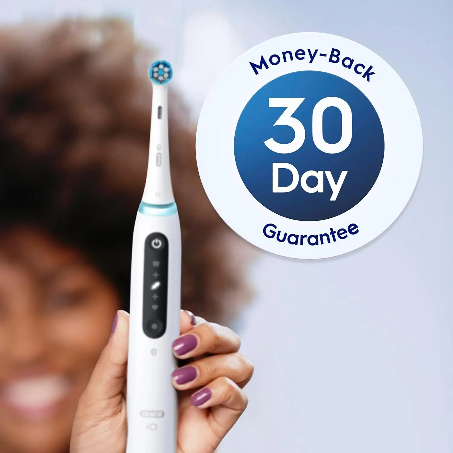 Oral-B iO Ultimate Clean Replacement Brush Heads, 5 Count, 4 Ultimate Clean + 1 Gum & Sensitive White image 8