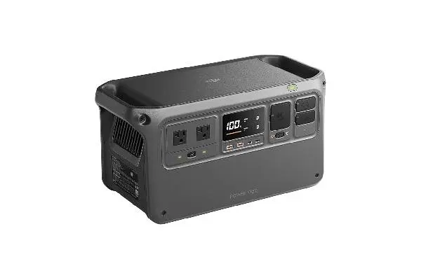 DJI Power 1000 Portable Power Station, 1024Wh LiFePO4 Battery, 2200W (Peak 2600W) AC/140W USB-C Output, 23db Ultra-Silent, Solar Generator For Home Backup, Camping(Solar Panel Optional) image