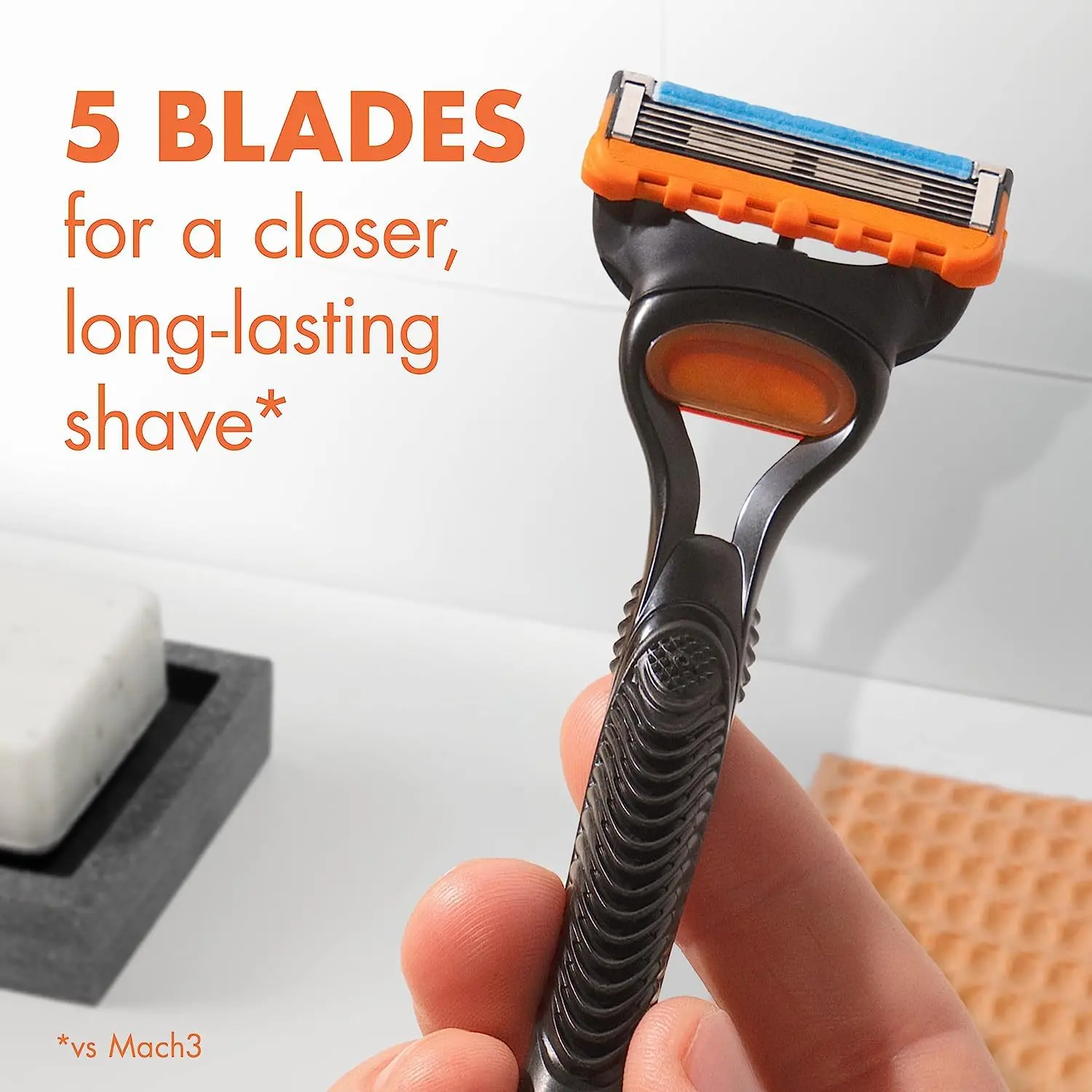 Gillette Fusion5 Power Razor Blades for Men, 5-Blade Razor Refills, 8 Count image 4