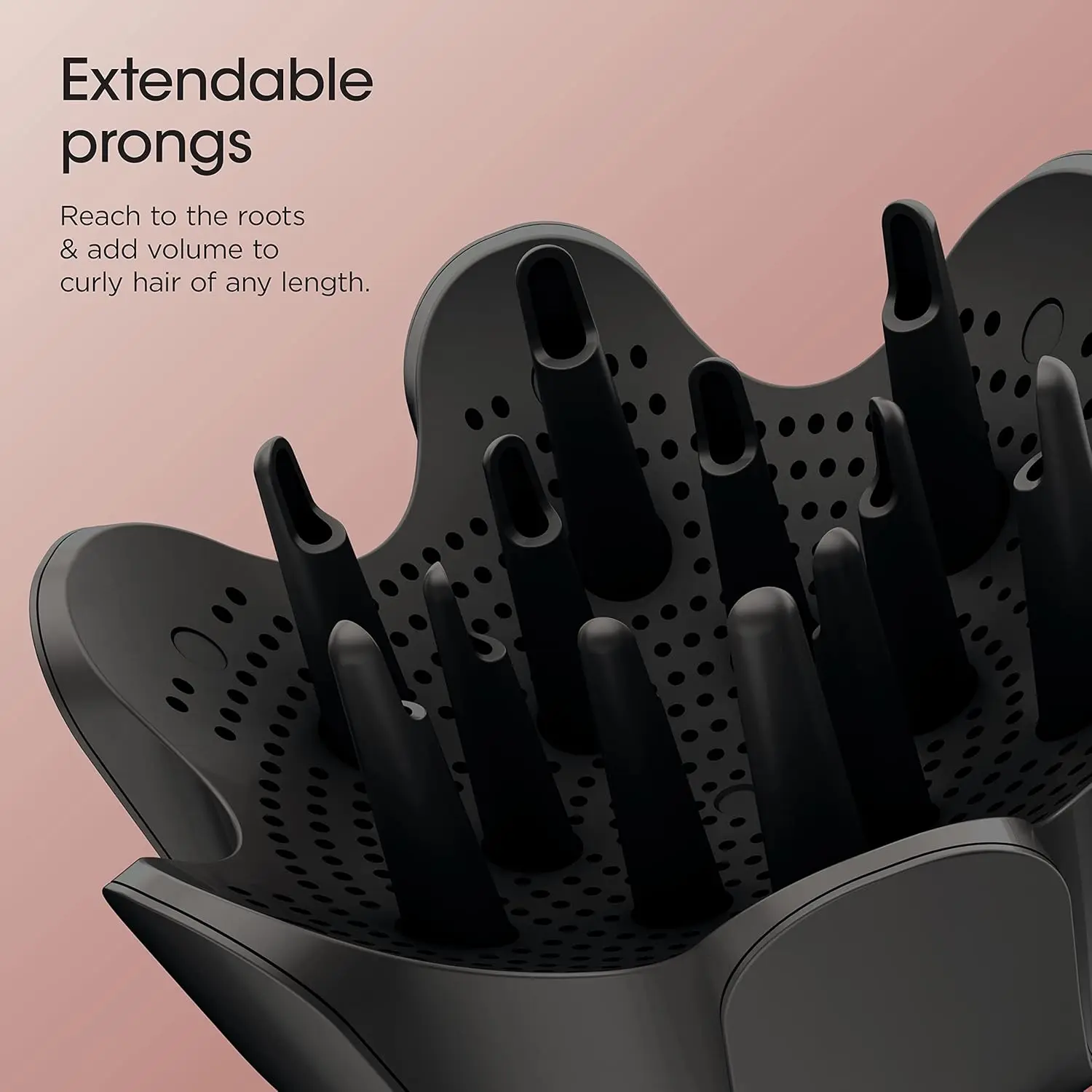Shark Hair Dryer | FlexStyle Hair Styling System | Portable & Powerful Blow Dryer Brush | Hair Curler & Volumizer | 6 Styling Tools Included | Best for All Hair Types | Black | HD440BK image 9