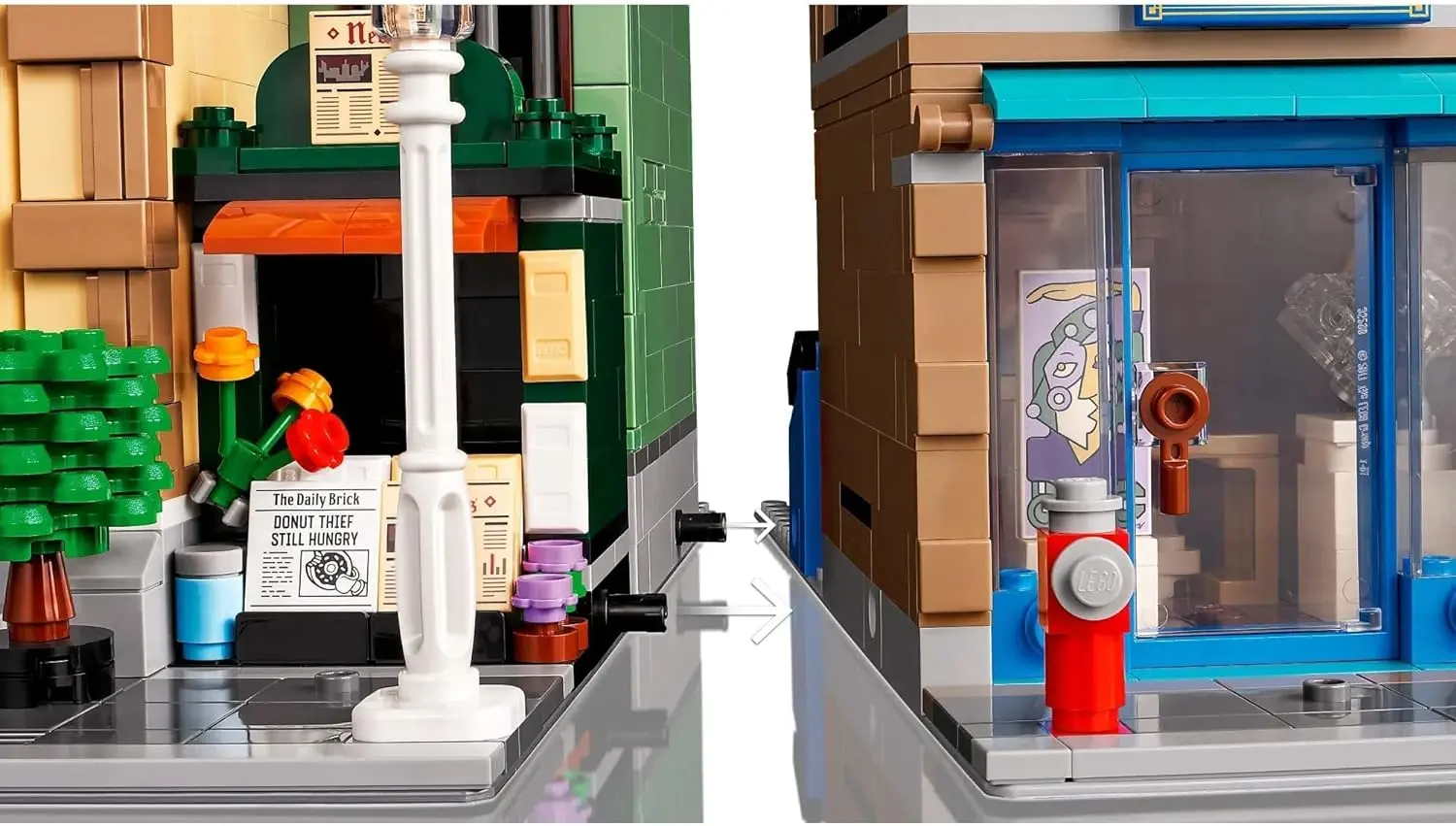 LEGO Icons Boutique Hotel Model Kits - Bedroom or Office Decor for Men & Women, Ages 18+ - Building Blocks for Adults for Display - Gift Idea - 10297 image 9