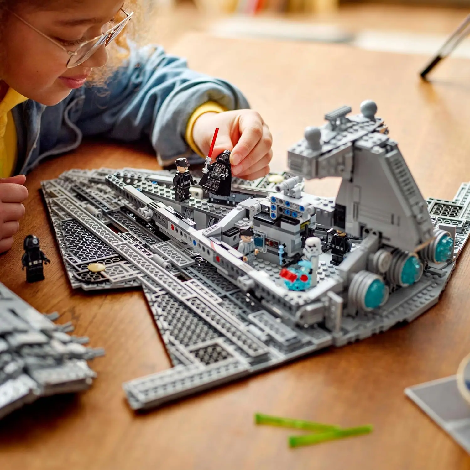LEGO Star Wars Imperial Star Destroyer Building Toys Set - Build & Display for Boys & Girls, Ages 10+ - Gift for Birthdays - Star Wars Darth Vader & 6 Minifigure Toys - 75394 image 4