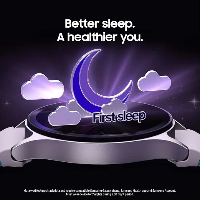 Samsung Galaxy Watch 7 40mm Bluetooth AI Smartwatch w/Energy Score, Wellness Tips, Heart Rate Tracking, Sleep Monitor, Fitness Tracker, 2024, Cream [US Version, 1Yr Manufacturer Warranty] image 3