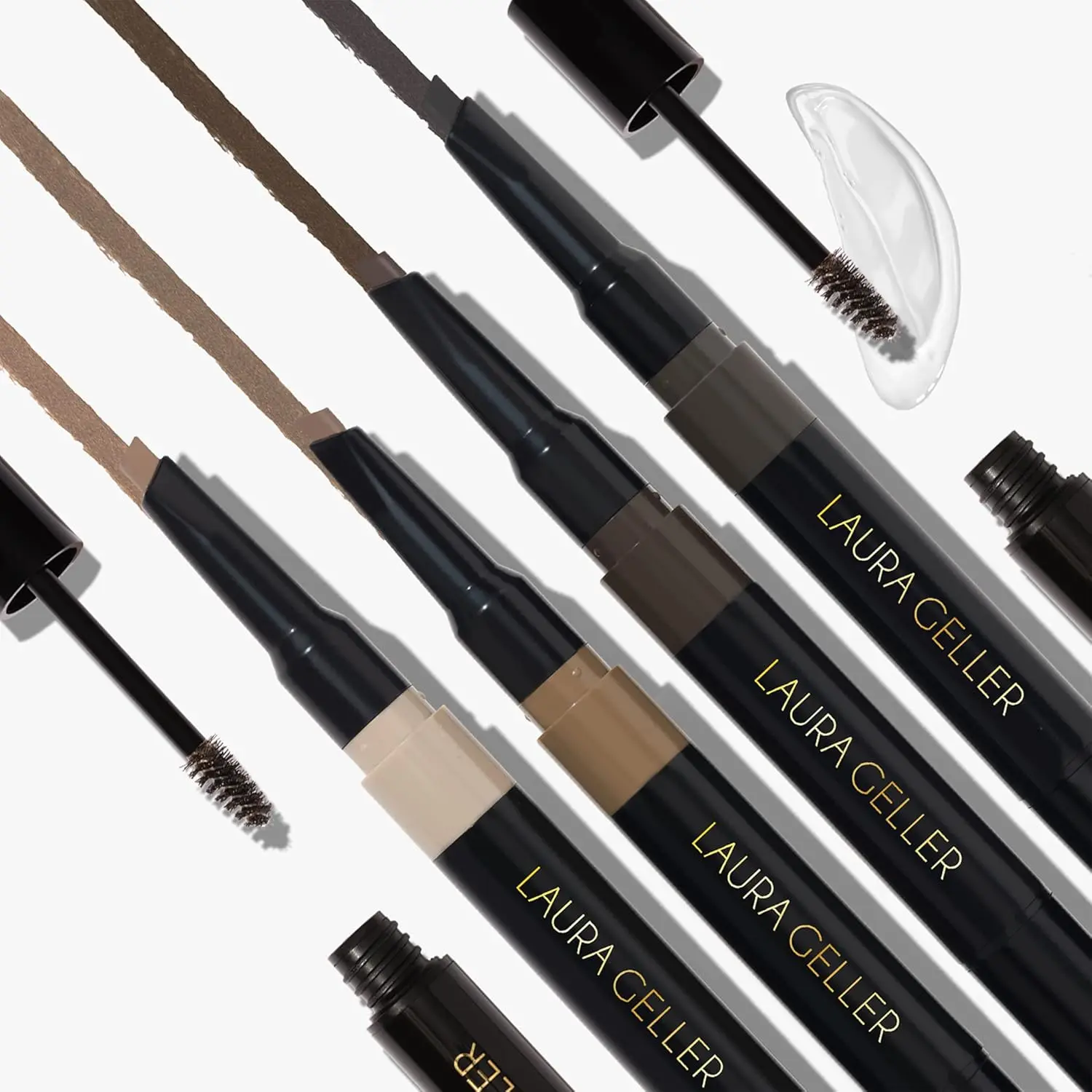 LAURA GELLER NEW YORK Sculpt-n-Stay Waterproof Brow Pencil & Gel- Blonde image 5