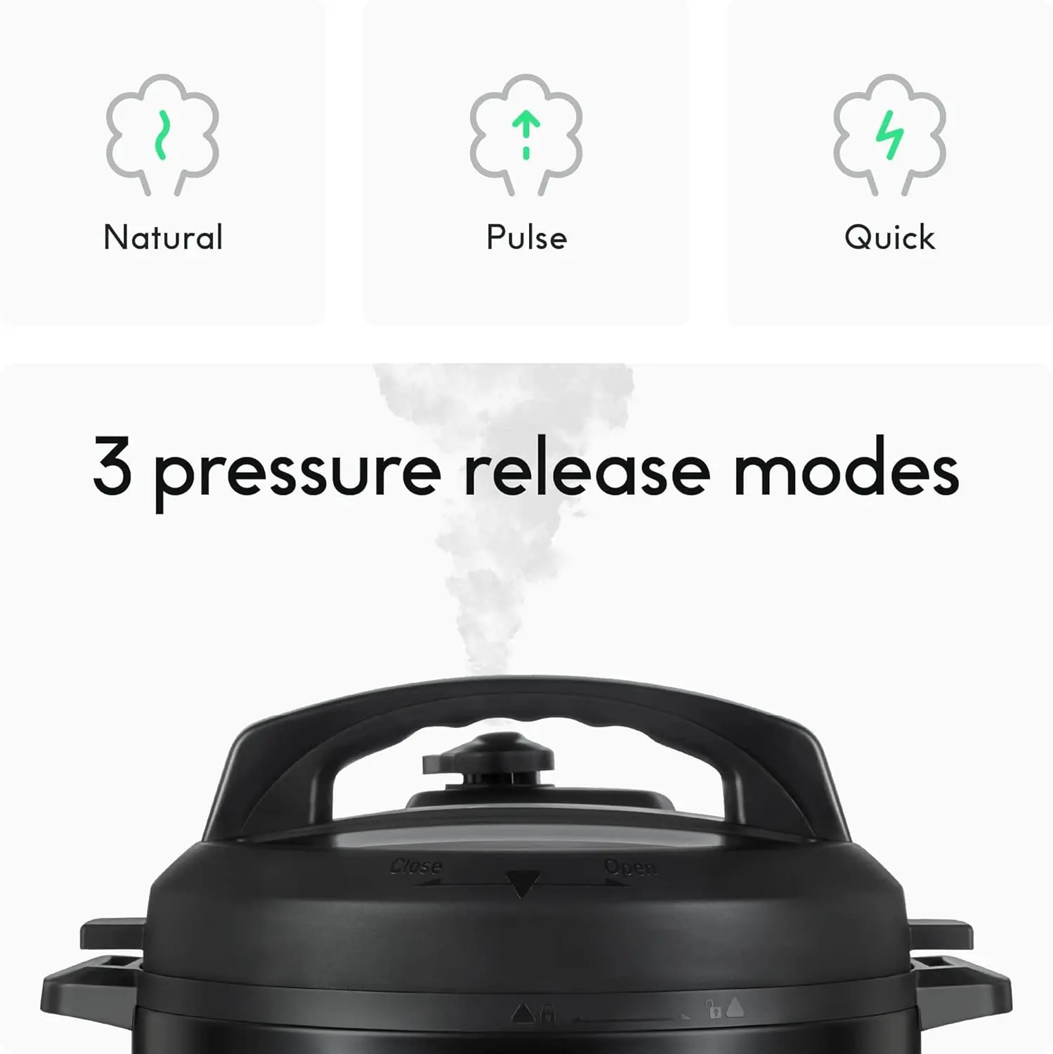 CHEF iQ Smart Pressure Cooker with WiFi and Built-in Scale - Easy-to-Use 10-in-1 Multicooker with 500+ Guided Recipes - Rice Cooker, Slow Cooker, Instant Meals for Foodies - 6 Quart - Family Size image 8