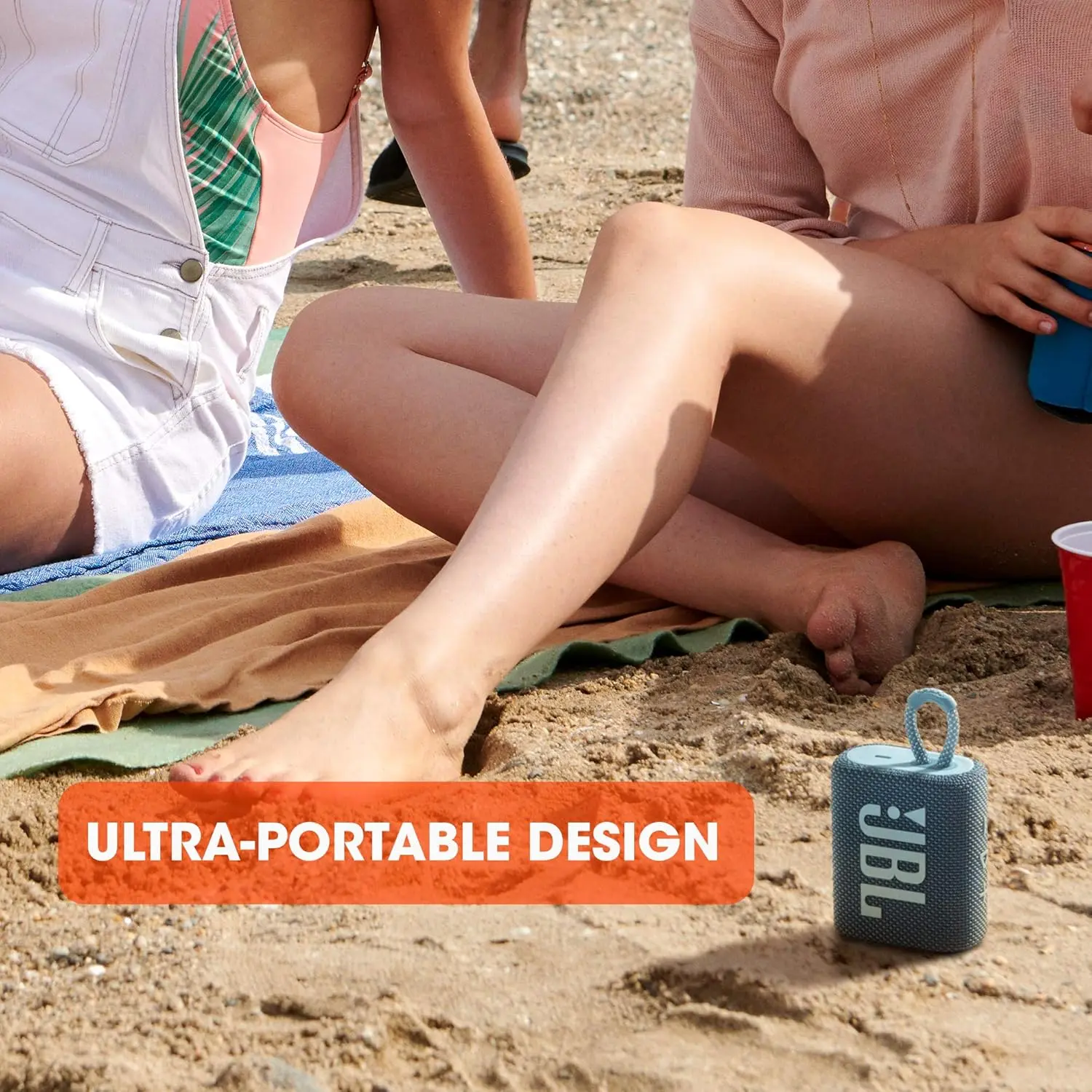 JBL Go 3 - Portable Mini Bluetooth Speaker, big audio and punchy bass, IP67 waterproof and dustproof, 5 hours of playtime, speaker for home, outdoor and travel (Black) image 2