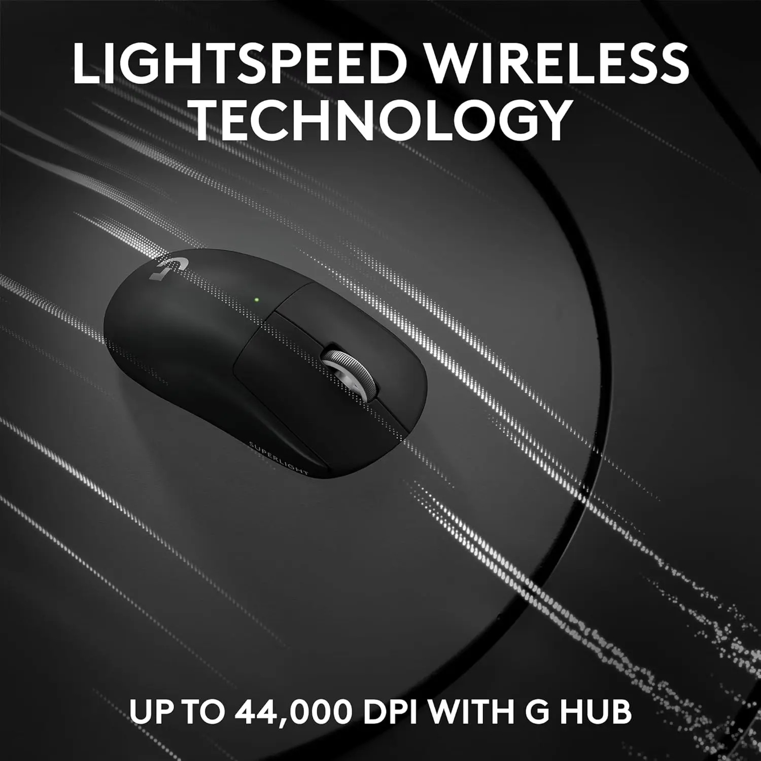 Logitech G PRO X SUPERLIGHT 2 Wireless Gaming Mouse, 60g Pro-Grade with 5 Programmable Buttons, 44k DPI Sensor, 8kHz Report Rate, USB-C Charging for PC/Mac - Black image 5