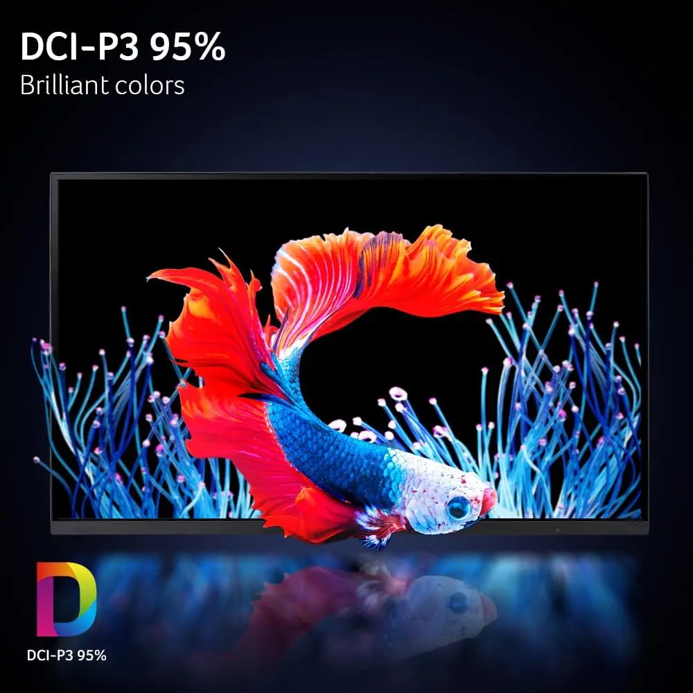 Acer Nitro 27" WQHD 2560 x 1440 PC Gaming IPS Monitor | AMD FreeSync Premium Up to 180Hz Refresh 0.5ms DCI-P3 95% 1 Display Port 1.2 & 2 HDMI 2.0 XV271U M3bmiiprx,Black image 6