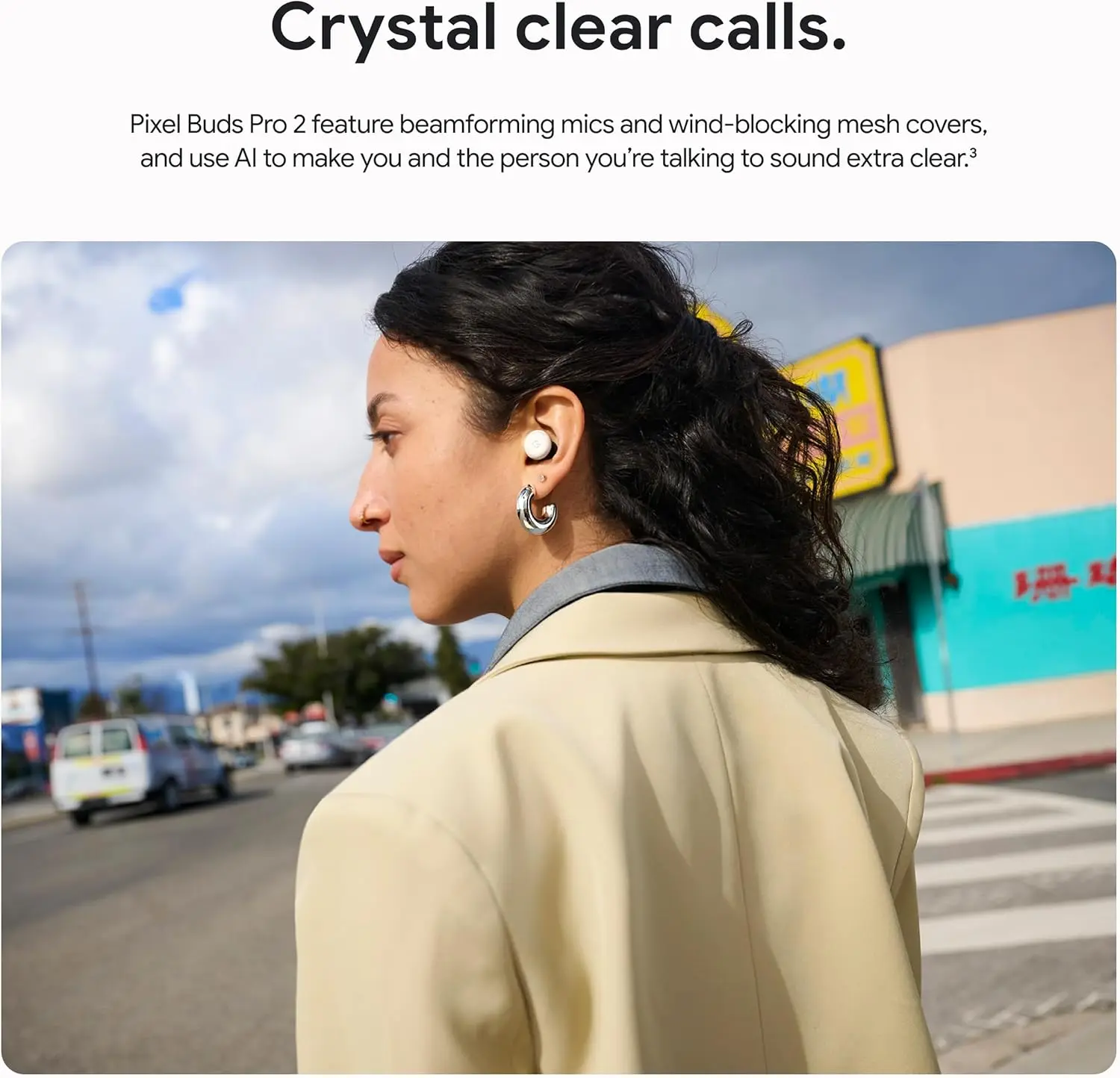Google Pixel Buds Pro 2 - Wireless Earbuds with Active Noise Cancellation – Bluetooth Headphones - Porcelain image 4