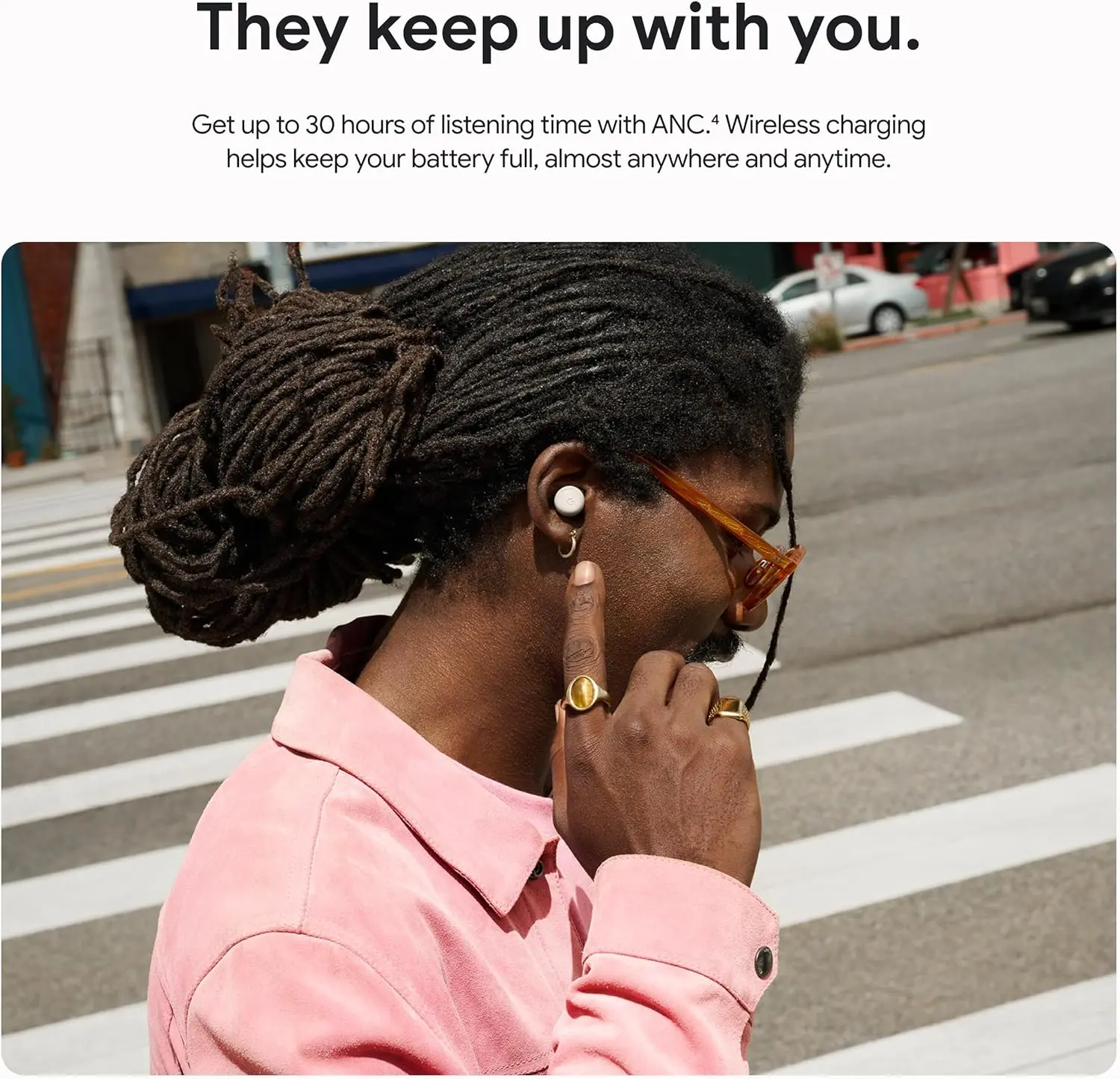 Google Pixel Buds Pro 2 - Wireless Earbuds with Active Noise Cancellation – Bluetooth Headphones - Porcelain image 7