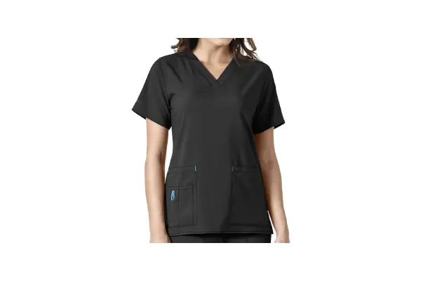 Carhartt Scrubs C12110 Women's Force® Cross-Flex Modern Fit V-Neck Top image