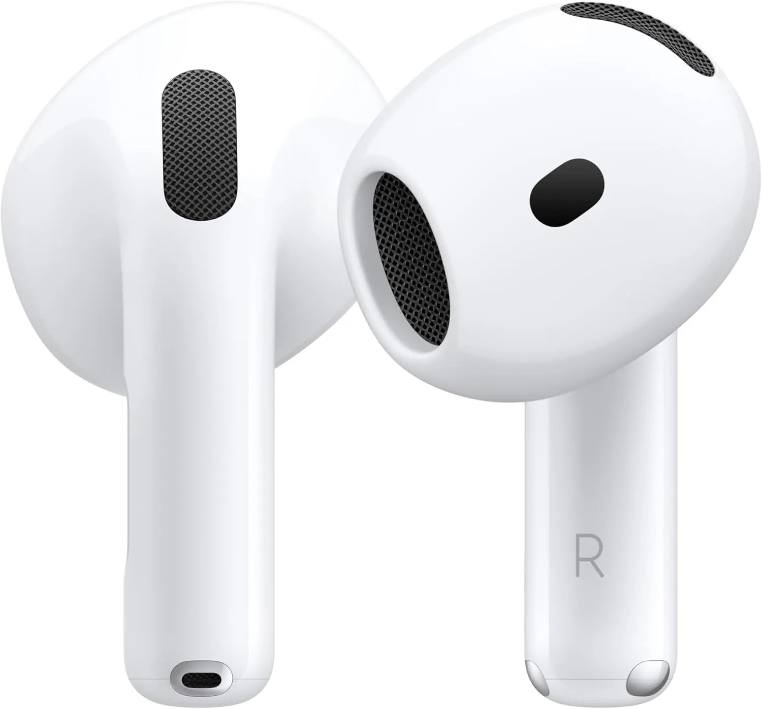 Apple AirPods 4 Wireless Earbuds, Bluetooth Headphones, with Active Noise Cancellation, Adaptive Audio, Transparency Mode, Personalized Spatial Audio, USB-C Charging Case, Wireless Charging, H2 Chip image 1