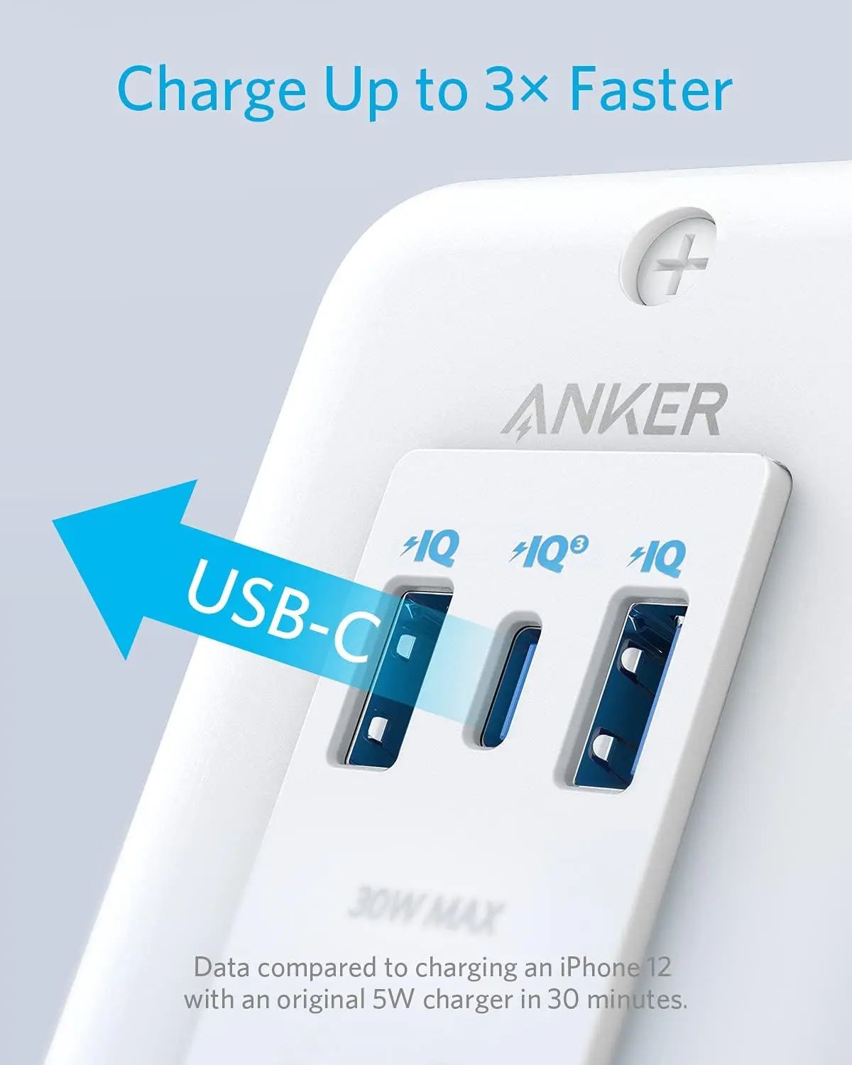 Anker USB C Wall Outlet, PowerExtend USB-C Wall Outlet, 2 outlets and 2 USB Ports and 30W Power Delivery Port, Tamper Resistant Receptacles, ETL Listed image 6