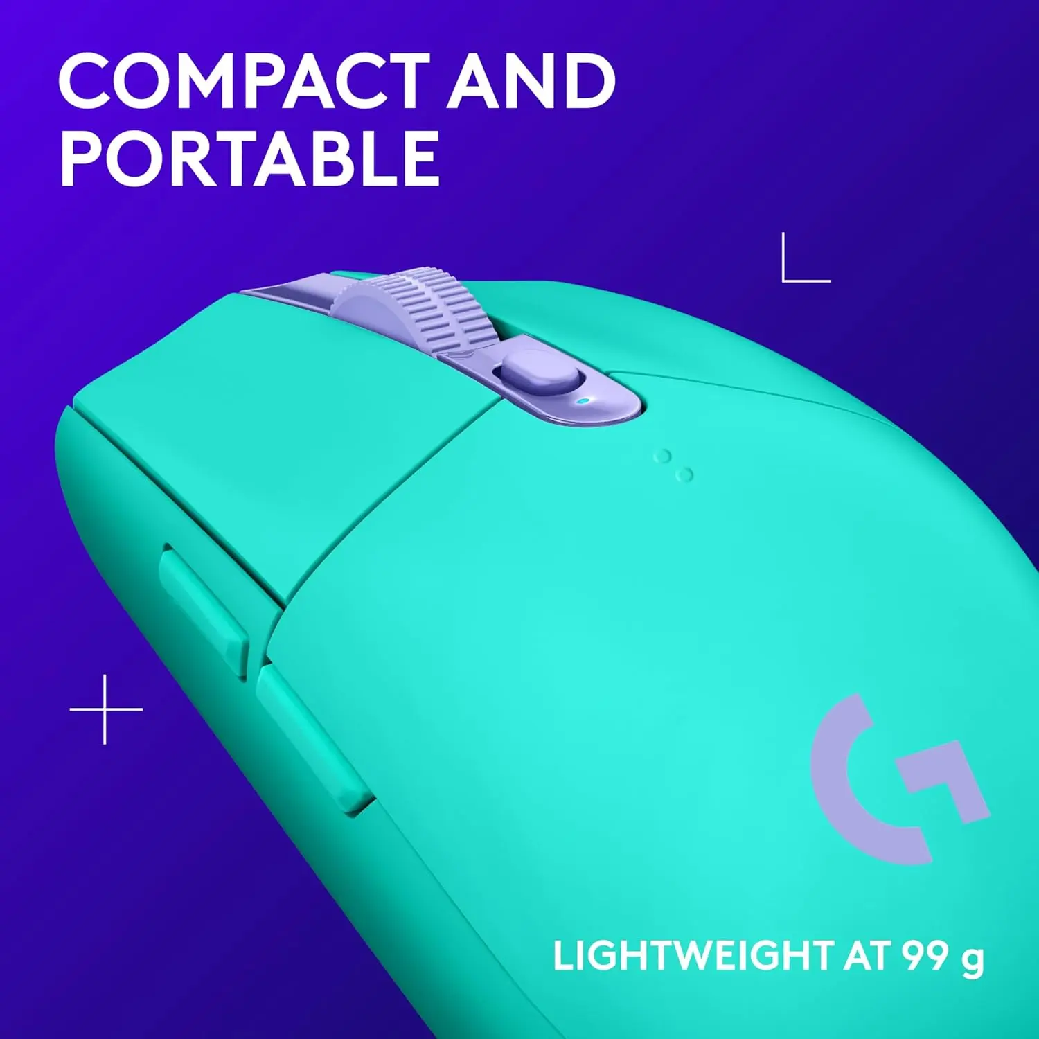 Logitech G305 LIGHTSPEED Wireless Gaming Mouse, Hero 12K Sensor, 12,000 DPI, Lightweight, 6 Programmable Buttons, 250h Battery Life, On-Board Memory, PC/Mac - Mint image 7