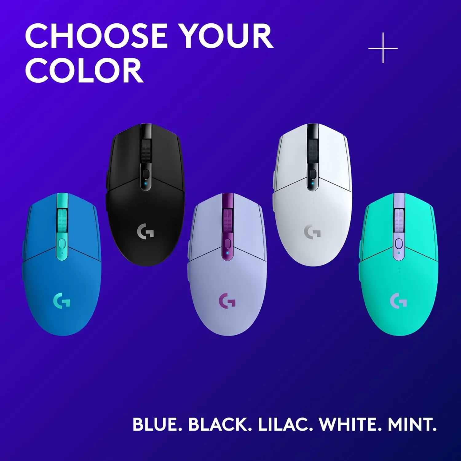 Logitech G305 LIGHTSPEED Wireless Gaming Mouse, Hero 12K Sensor, 12,000 DPI, Lightweight, 6 Programmable Buttons, 250h Battery Life, On-Board Memory, PC/Mac - Mint image 8