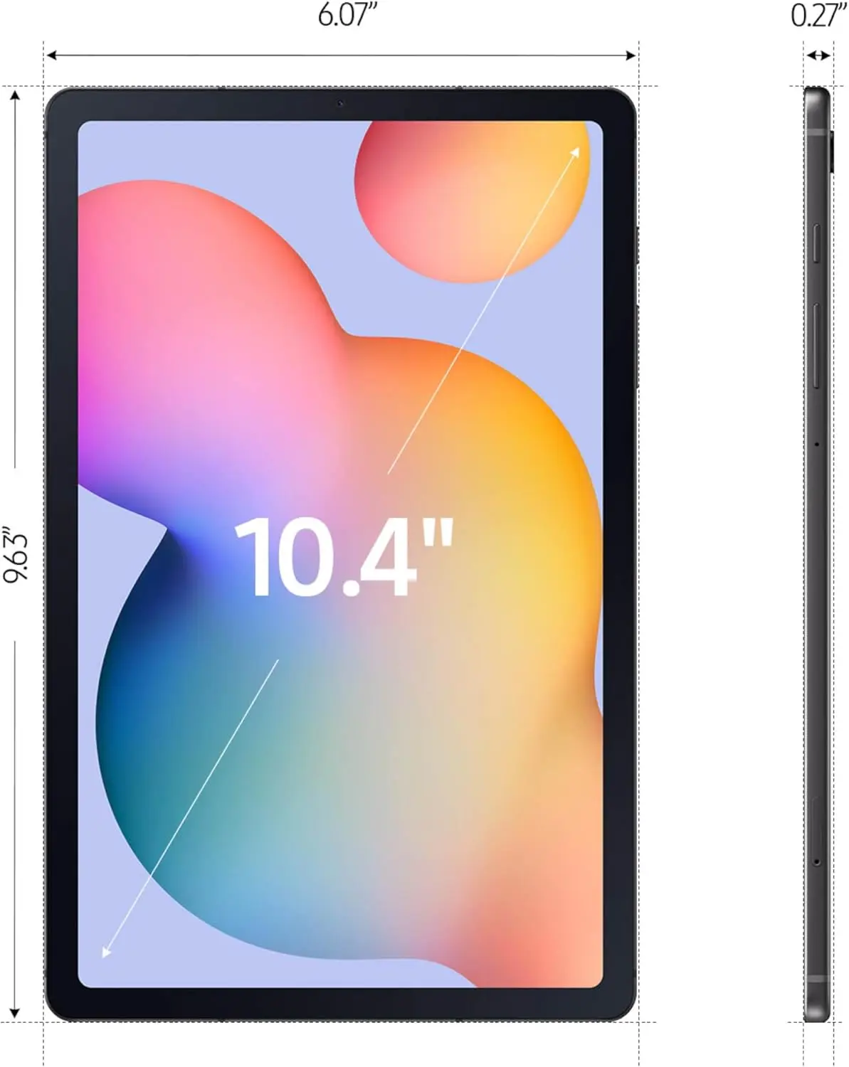 Samsung Galaxy Tab S6 Lite (2024) 10.4" 64GB WiFi Android Student Tablet, S Pen for Note-Taking, Gaming Ready, Long Battery Life, Expandable Storage, US Version, Oxford Gray, Amazon Exclusive image 8