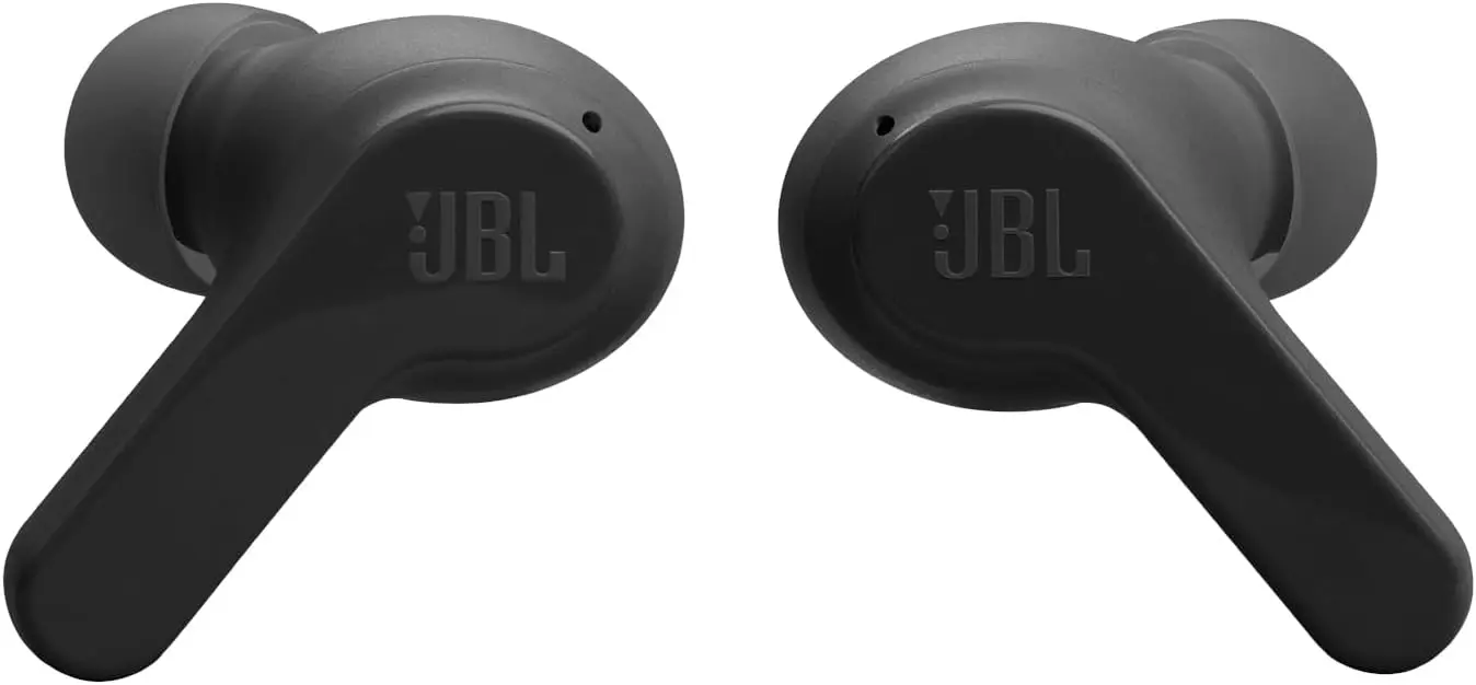 JBL Vibe Beam - True Wireless JBL Deep Bass Sound Earbuds, Bluetooth 5.2, Water & Dust Resistant, Hands-free call with VoiceAware, Up to 32 hours of battery life (Black) image 3