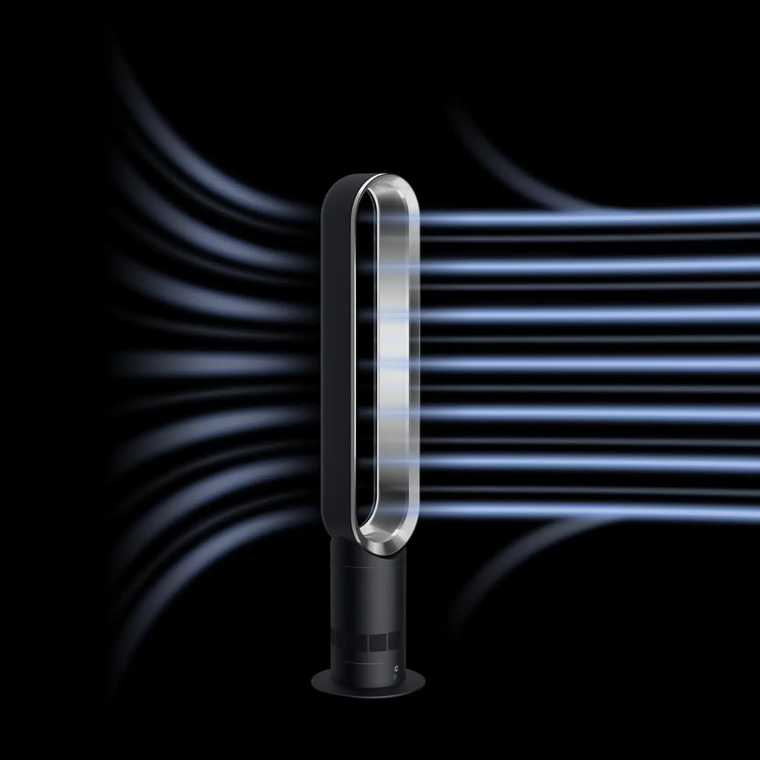 Dyson Cool AM07 Air Multiplier Bladeless Tower Fan, Iron/Blue image 3