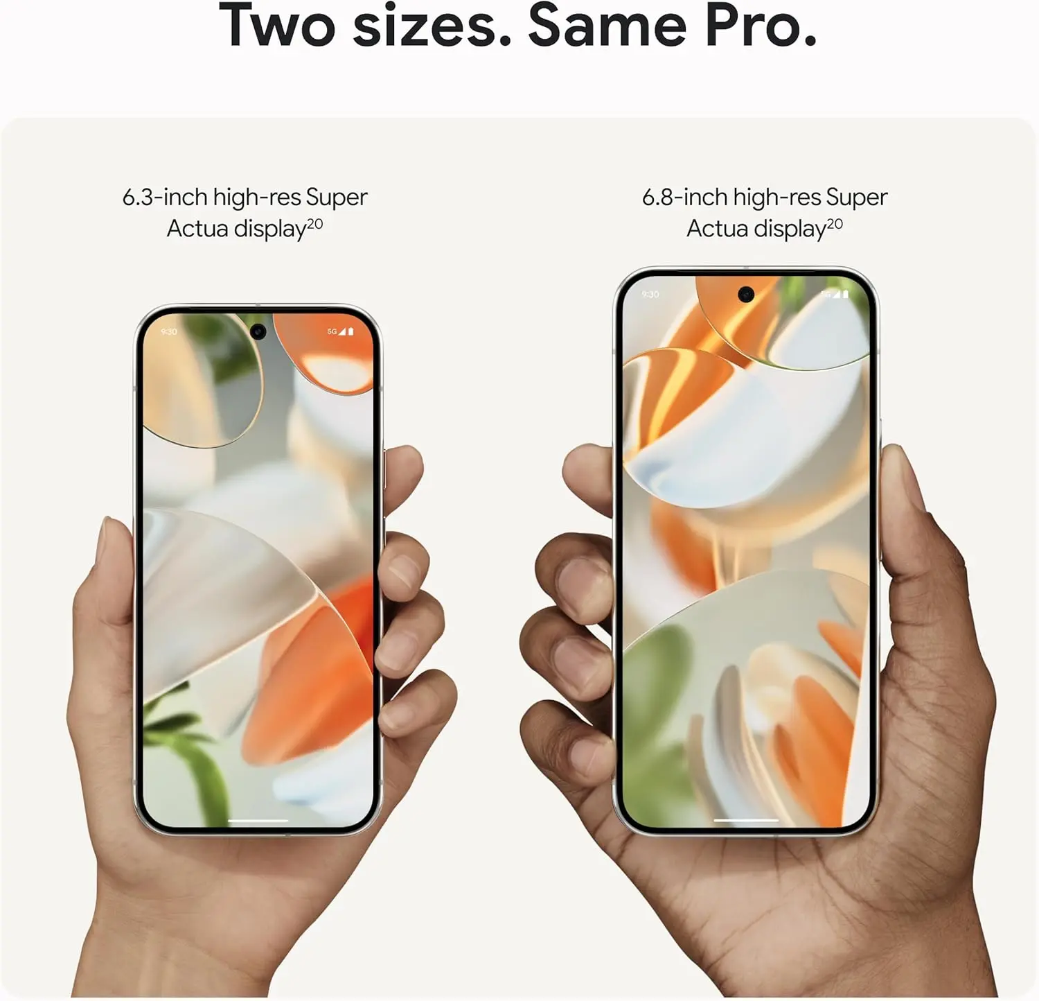 Google Pixel 9 Pro XL - Unlocked Android Smartphone with Gemini, Triple Rear Camera System, 24-Hour Battery, and 6.8" Super Actua Display - Hazel - 128 GB image 2