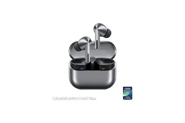 Samsung Galaxy Buds 3 Pro AI True Wireless Bluetooth Earbuds, Noise Cancelling, Sound Optimization, Redesigned Comfort Fit, Silver [US Version, Amazon Exclusive, 2Yr Warranty] image