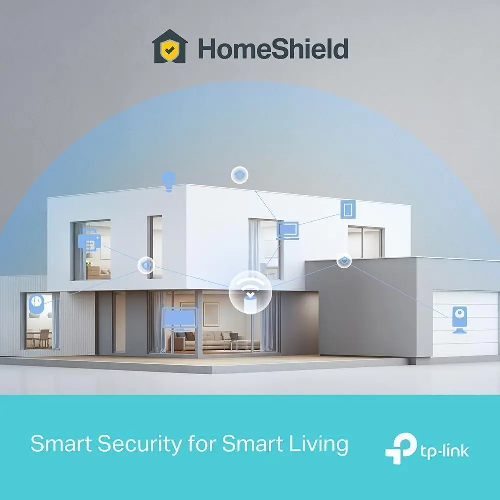 TP-Link 𝐃𝐞𝐜𝐨 BE63 Tri-Band WiFi 7 BE10000 Whole Home Mesh System - 6-Stream 10 Gbps, 4x2.5G Ports Wired Backhaul, 4x Smart Internal Antennas, VPN, MU-MIMO, HomeShield, Free Expert Support (3-Pack) image 10
