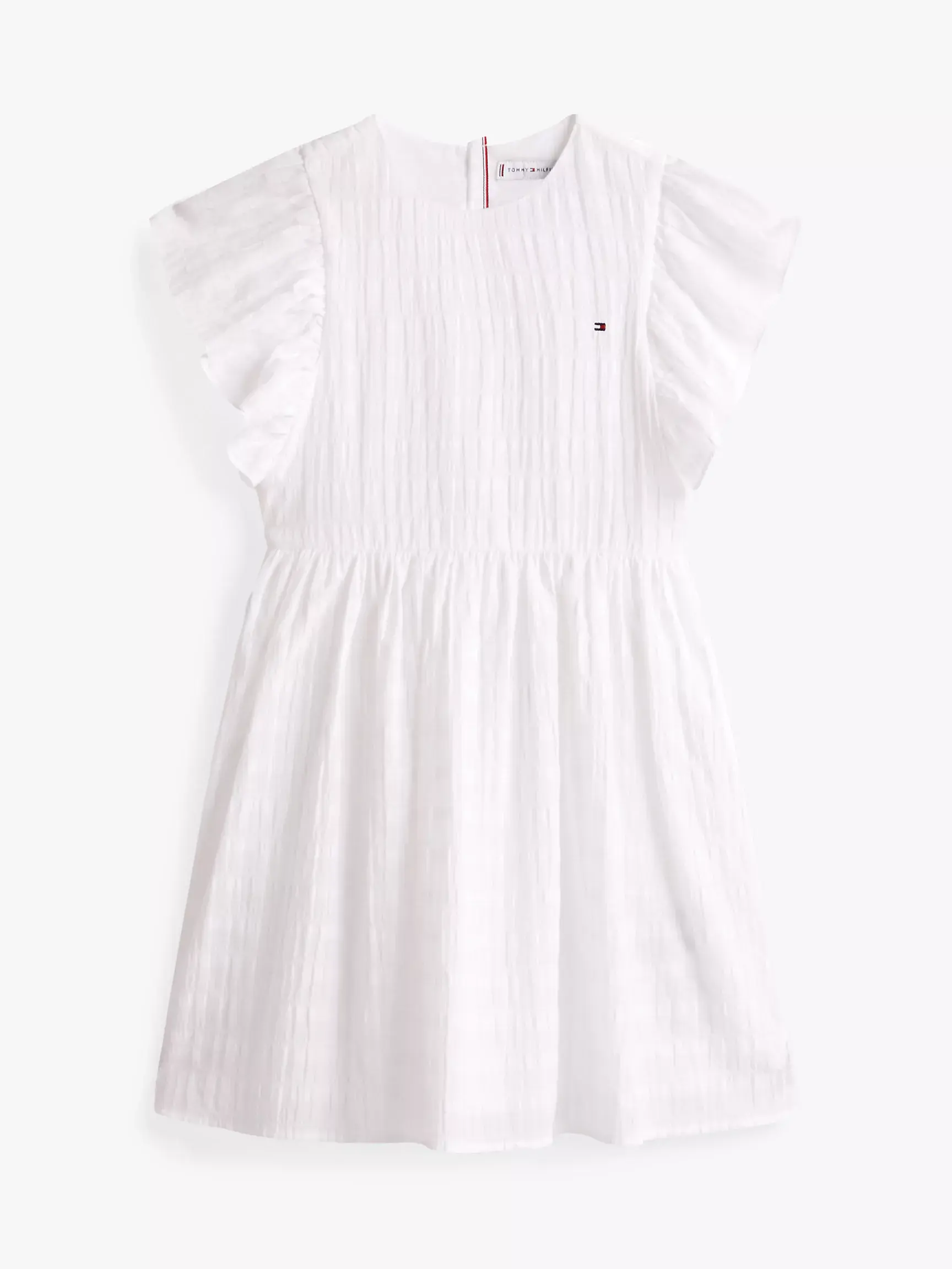 Kids' Textured Flutter-Sleeve Dress image 1