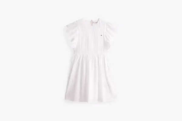 Kids' Textured Flutter-Sleeve Dress image