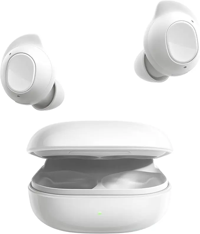 Samsung Galaxy Buds FE True Wireless Bluetooth Earbuds, In-Ear Secure Fit, Noise Cancelling, Auto Switch Audio, Touch Control, Built-in Voice Assistant, White [US Version, 1Yr Manufacturer Warranty] image 1