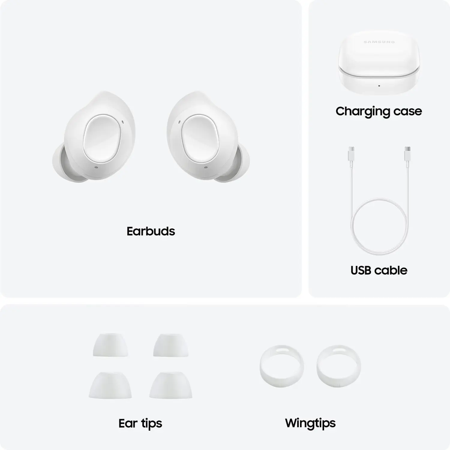 Samsung Galaxy Buds FE True Wireless Bluetooth Earbuds, In-Ear Secure Fit, Noise Cancelling, Auto Switch Audio, Touch Control, Built-in Voice Assistant, White [US Version, 1Yr Manufacturer Warranty] image 10