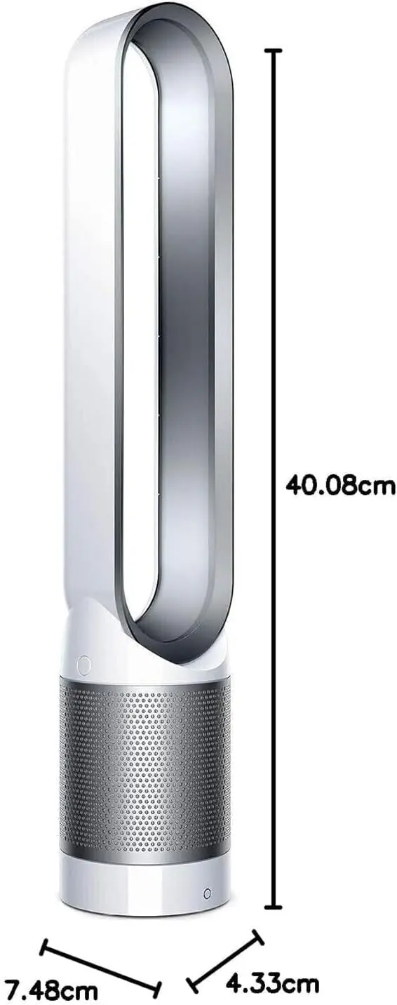 Dyson Purifier Cool™ TP07 Smart Air Purifier and Fan - White/Silver image 4