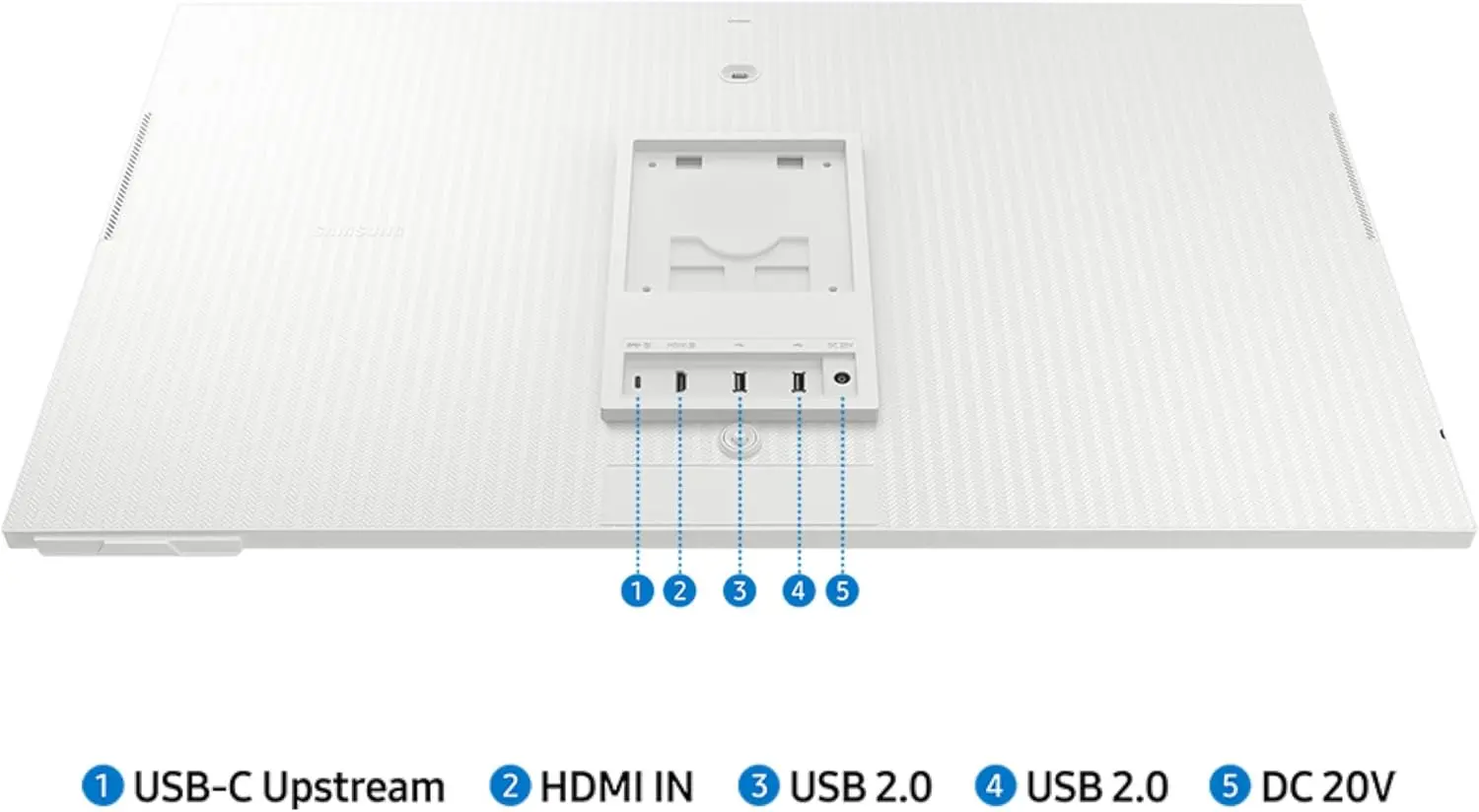 SAMSUNG 32-Inch M8 (M80D) Series 4K UHD Smart Monitor with Streaming TV, Speakers, HDR10+, AI Upscaling, USB-C, Ergonomic Stand, SlimFit Camera, Gaming Hub, LS32DM801UNXZA, 2024 image 7