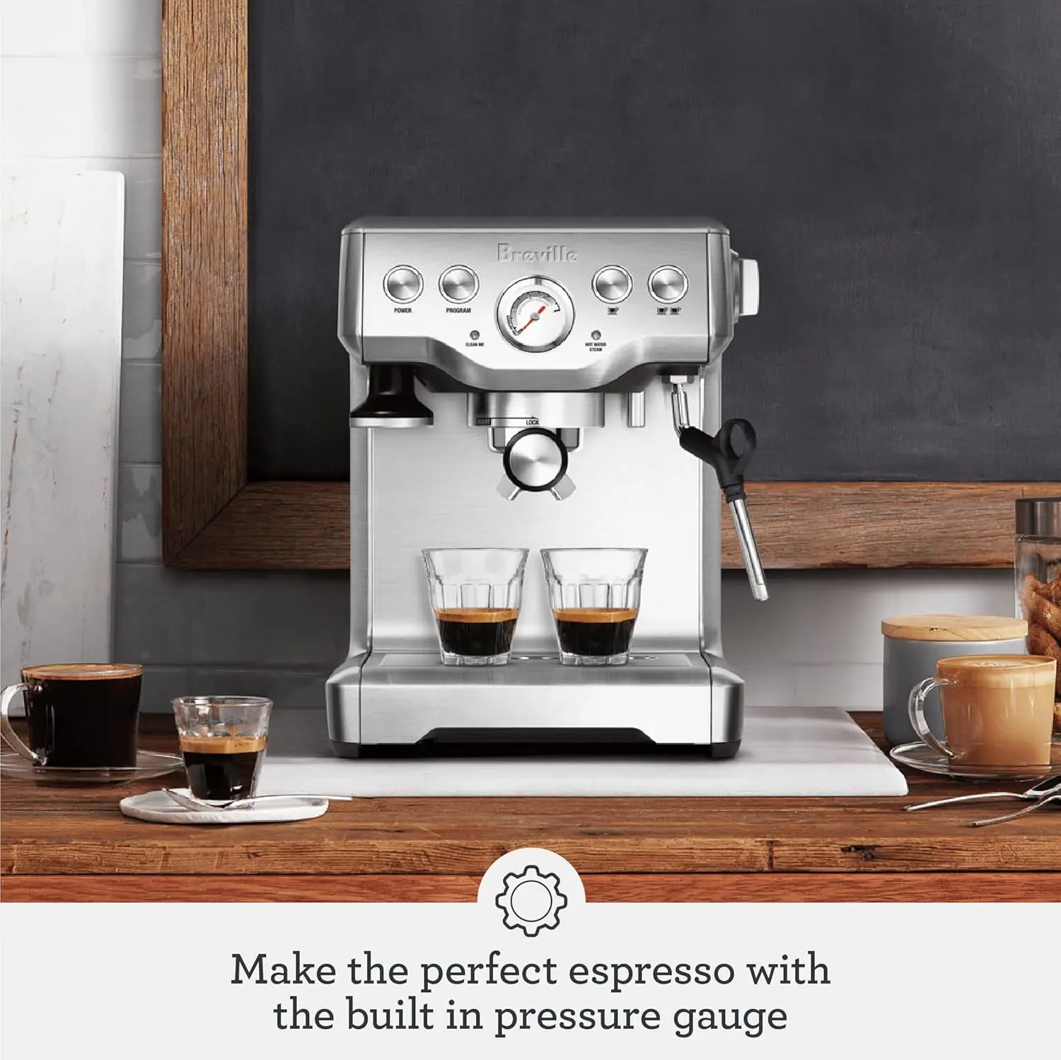 Breville the Infuser Espresso Machine, One Size, Black Sesame image 2