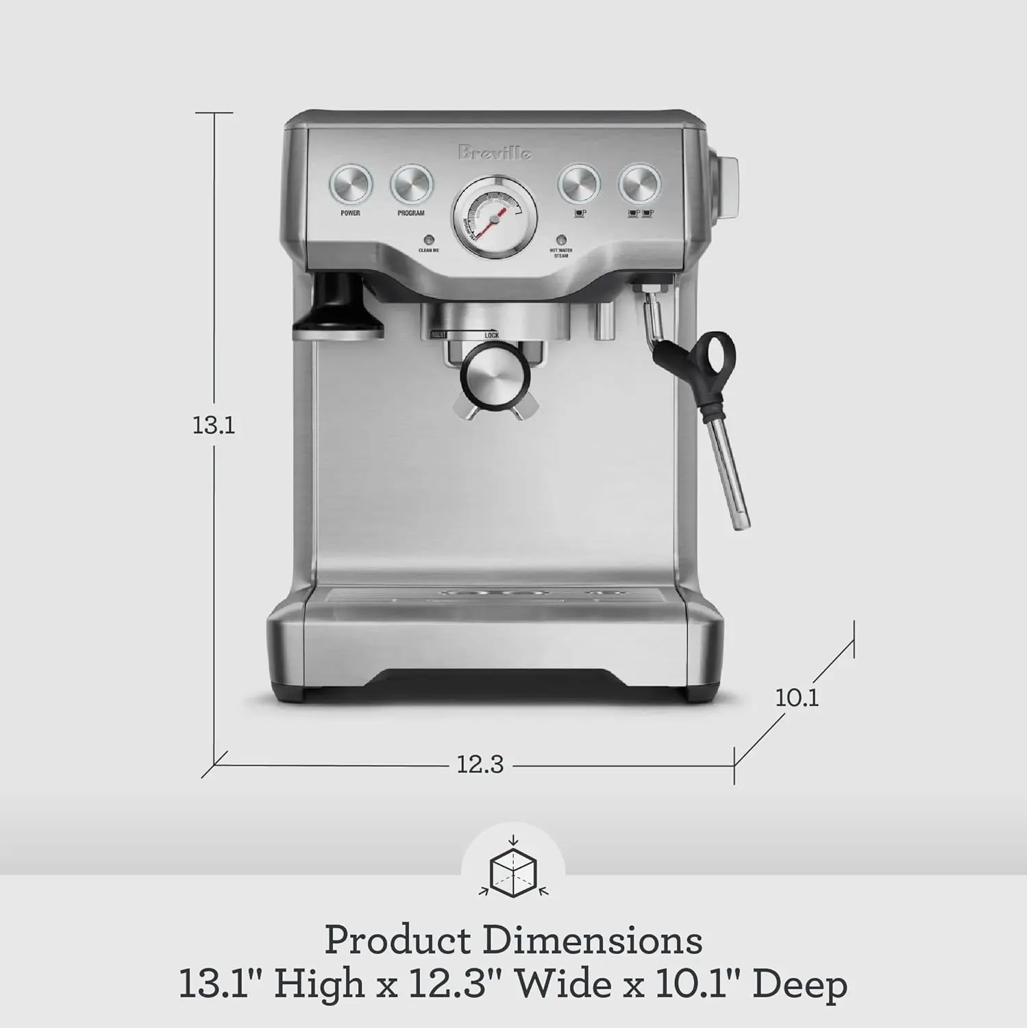 Breville the Infuser Espresso Machine, One Size, Black Sesame image 6