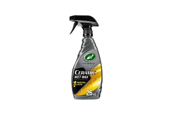 Turtle Wax 53410 Hybrid Solutions Ceramic Wet Wax, One Step Shine and Protection Solution, Extreme Water Beading, Keeps Vehicle Cleaner for Longer, No Streaks, 26 oz. (Pack of 1) image