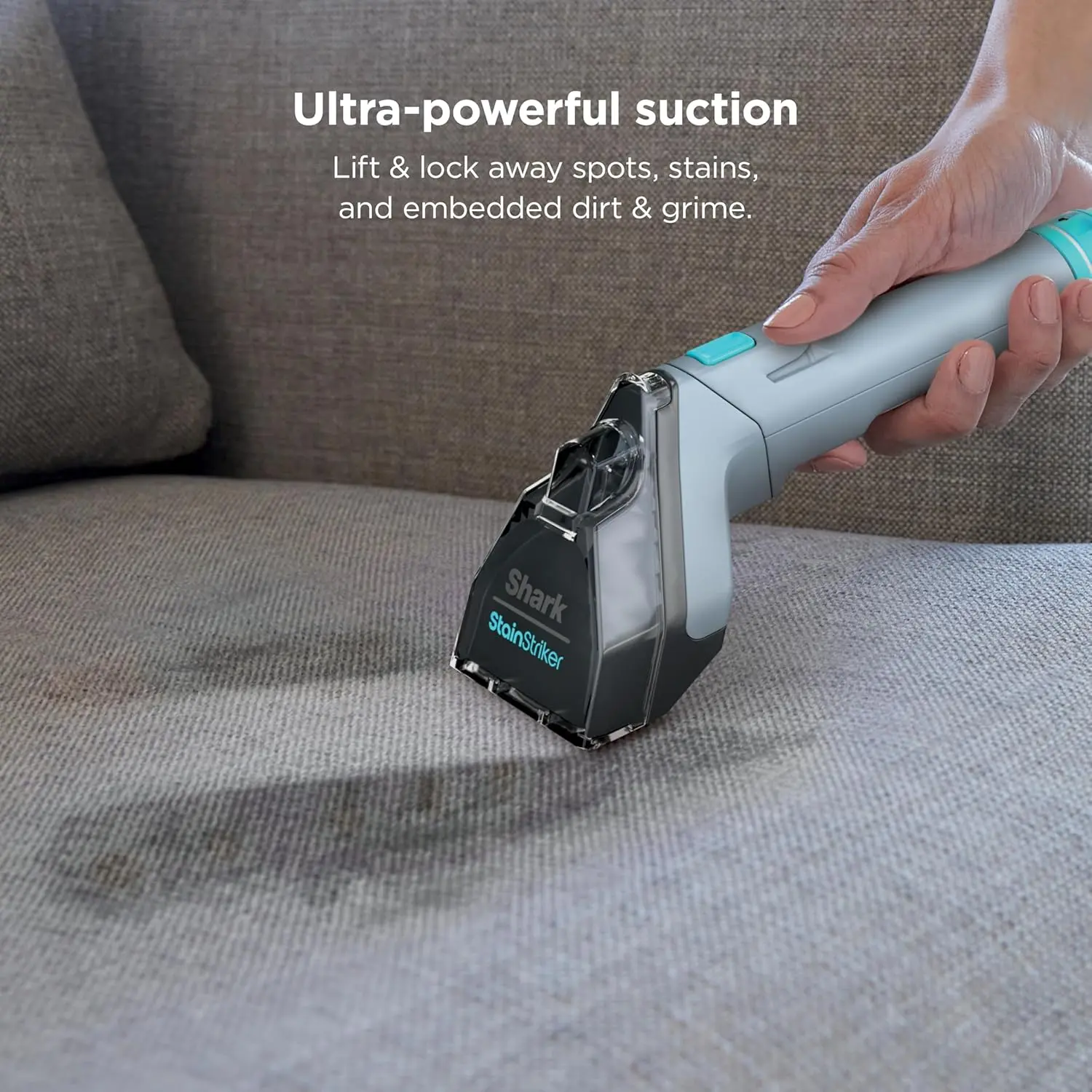 Shark StainStriker Portable Carpet Upholstery & Area Rug Cleaner, Bonus XL Tool & Full-Size Cleaning Solution, Stain & Odor Remover, Perfect for Car Interiors, 4 Cleaning Tools, Nordic Blue, PX202BRN image 5